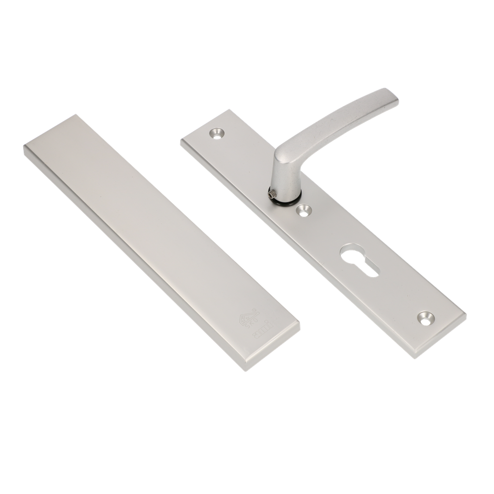 AMI Veiligheidsbeslag 251/50 Buiten Geheel Blind Binnen Profielcilinder 72 Deurkruk 332 F1 Deurdikte 38/42 - 803007 afbeelding 1